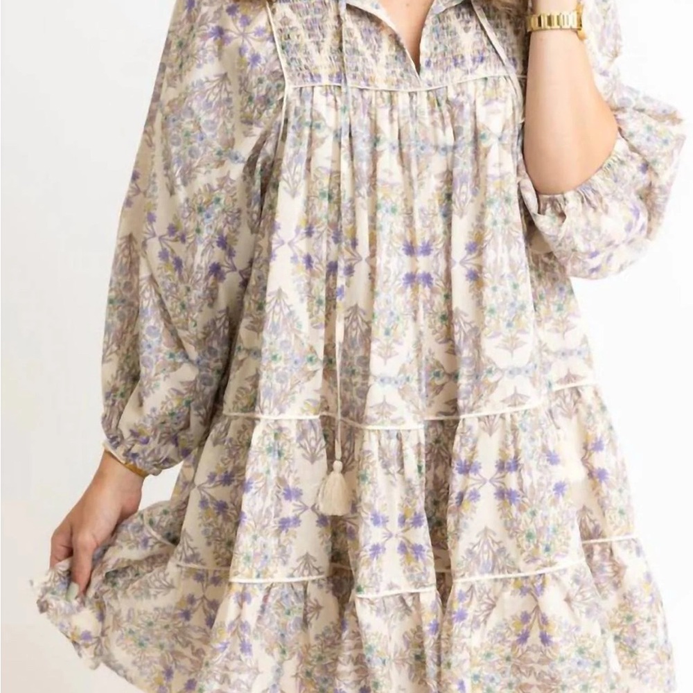 Karlie Floral BohoLong Sleeve Dress